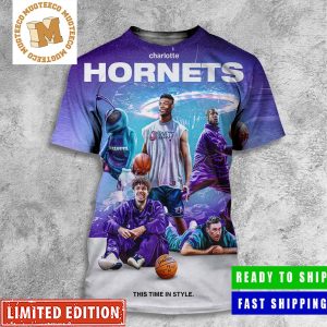 NBA Charlotte Hornets This Time In Style All Over Print Shirt