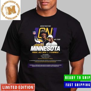 NFL Summer Tour Minnesota Vikings Deestroying 1on1s Unisex T-Shirt