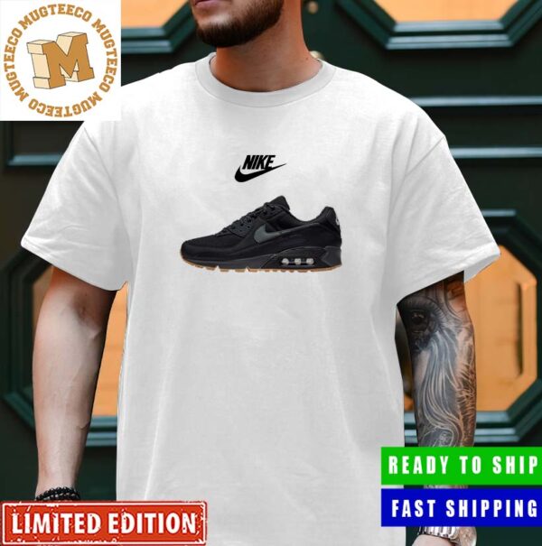Nike Air Max 90 Black Gum  Sneaker Gifts For Fan Unisex T-Shirt