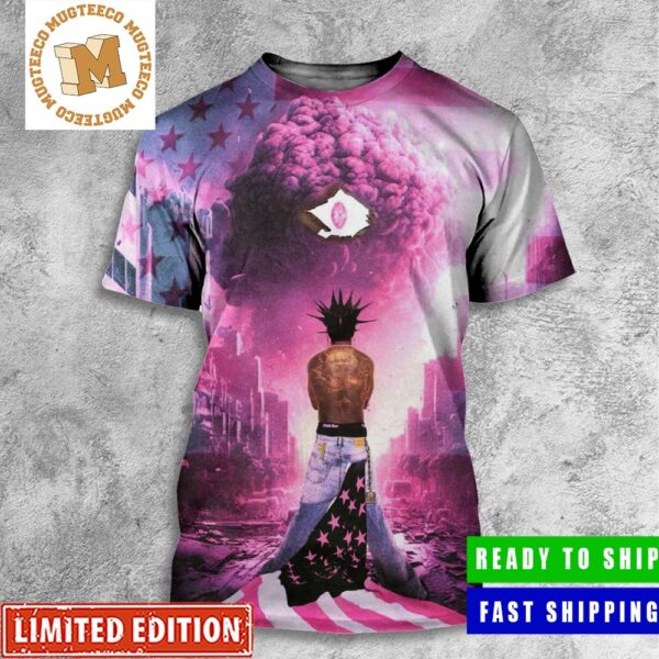 Official Lil Uzi Vert New Album Pink Tape All Over Print Shirt