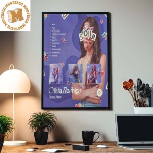 Olivia Rodrigo Sour Debut Album Home Decor Poster Canvas