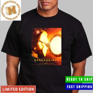 Oppenheimer A Film By Christopher Nolan Los Angeles Promo Poster Unisex T-Shirt