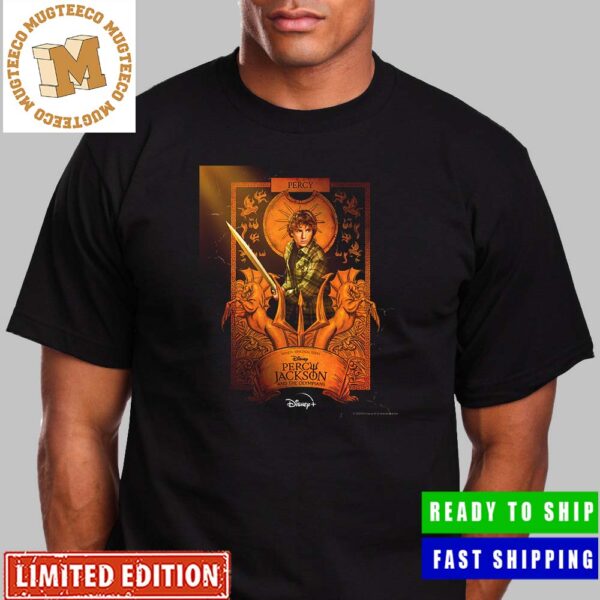 Percy Character Poster For Percy Jackson And The Olympians Premium Unisex T-Shirt