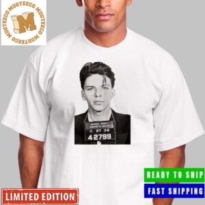 Pyramid America Laminated Frank Sinatra Mugshot Poster Unisex T-Shirt