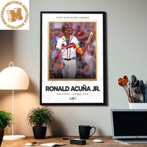 Ronald Acuna As MLB 2023 National League MVP Home Decor Poster Canvas