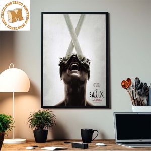 Saw X First Poster In Theaters On September 29 Home Decor Poster Canvas