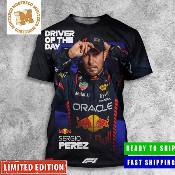 Sergio Perez From Redbull Racing F1 Driver Of The Day In Hungarian GP All Over Print Shirt