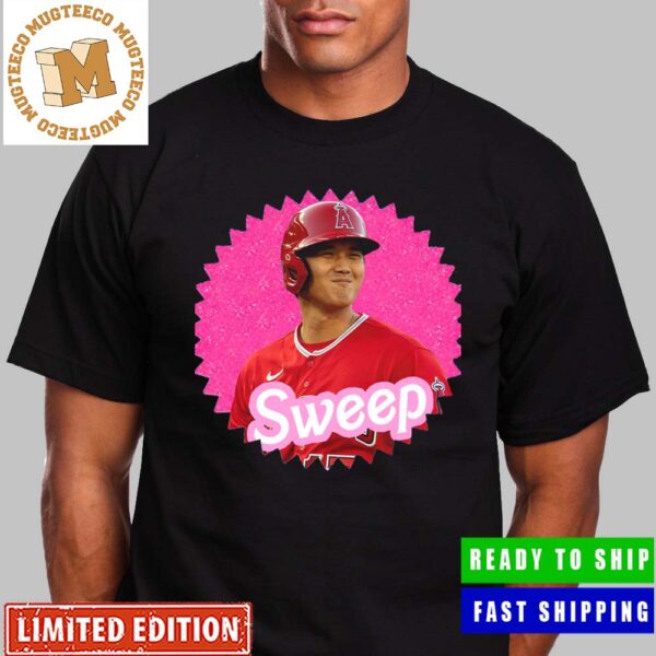 Shohei Ohtani Los Angeles Angels Sweep New York Yankees Barbie Movie Style Unisex T-Shirt