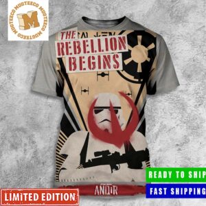 Star Wars Andor The Rebellion Begins Stormtrooper All Over Print Shirt