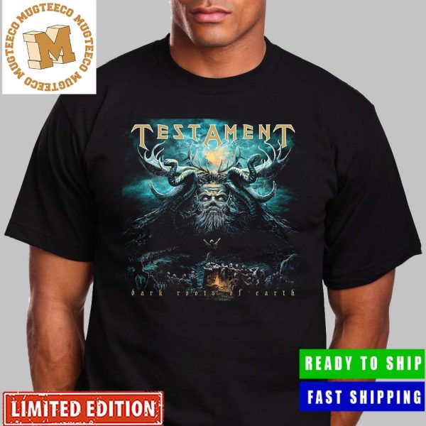 Testament Celebrate 11 Years Of Dark Roots Of Earth Vintage T-Shirt