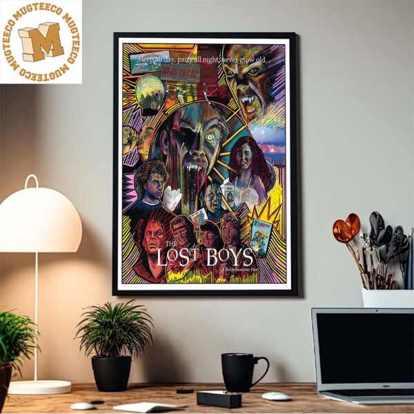 The Lost Boys Vampire Comic Style Home Decor Poster Canvas