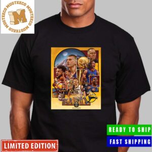 The Nuggets 2023 NBA Champions Art By Robert Bruno Premium Unisex T-Shirt