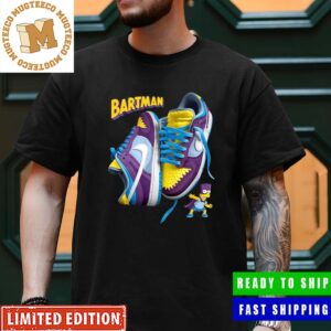 The Simpsons Bartman Dunk Low Sneaker Style Unisex T-Shirt