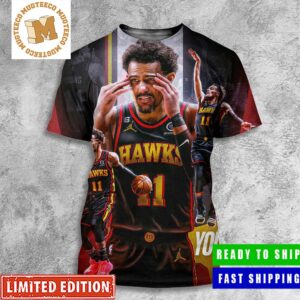 Trae Young From Atlanta Hawks Design All Over Print Shirt