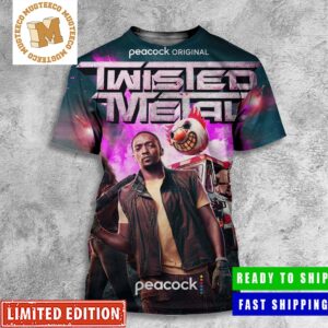 Twisted Metal Brand New Official Poster Peacock Television Series All Over Print Shirt