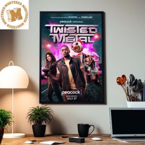 Twisted Metal Brand New Official Poster Peacock Television Series Home Decor Poster Canvas