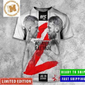 UFC 291 Poirier vs Gaethje World BMF Championship Poster All Over Print Shirt