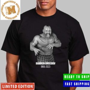 WWE Rip Darren Drozdov Thank You For The Memories Classic T-Shirt
