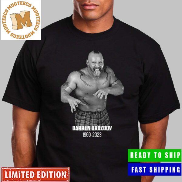 WWE Rip Darren Drozdov Thank You For The Memories Classic T-Shirt