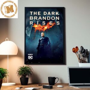 Washington DC The Dark Brandon Rises Batman Parody Home Decor Poster Canvas