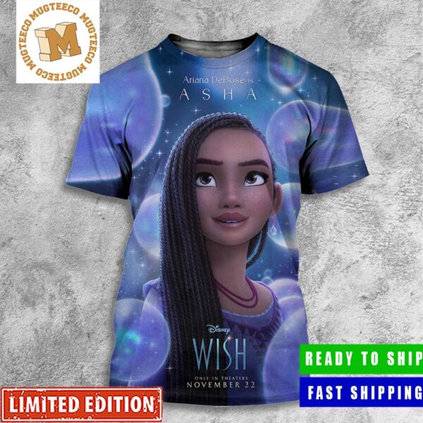Wish Movie Ariana DeBose Is Asha All Over Print Shirt