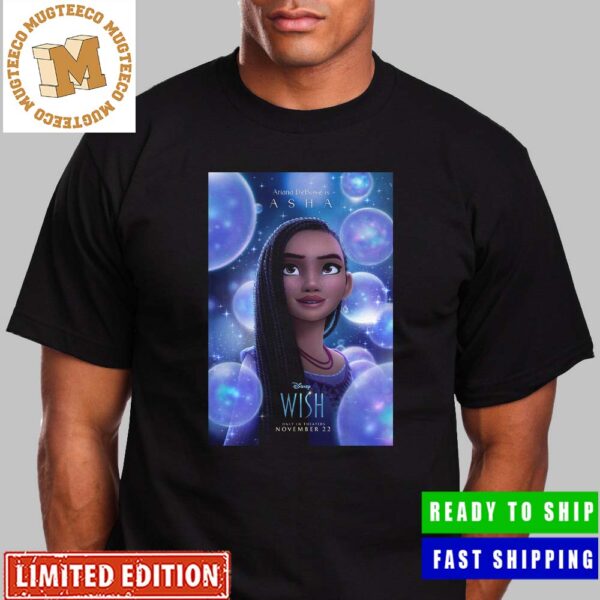 Wish Movie Ariana DeBose Is Asha Poster Classic T-Shirt