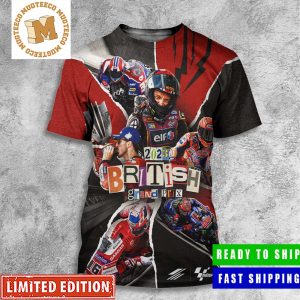 2023 British Grand Prix Moments Of Moto GP Silverstone Poster All Over Print Shirt