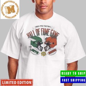 2023 Pro Football Hall Of Fame Game New York Jets Versus Cleveland Browns Unisex T-Shirt