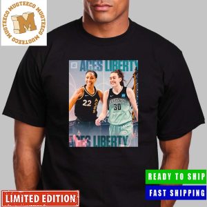 Aces Vs Liberty Superteam Showdown In Brooklyn Unisex T-Shirt