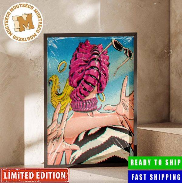 Barbie Movie And The Alien In Barbieland No One Can Hear You Scream Home Decor Poster Canvas