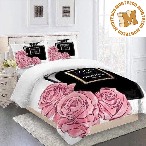 Best Chanel No.5 Perfume with Floral Bedroom Set - Mugteeco