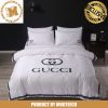 Best Gucci Big Logo In Clean White Background With Black Logo Line Frame Bedroom Set