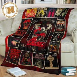 Black Sabbath Fleece Blanket Rock Band Fan Gift Idea