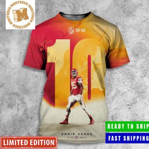 Chris Jones From Kansas City Chiefs Check In At The No 10 On The NFL Top 100 List All Over Print Shirt