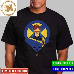 Cyclops Official X-Men 97 Character Poster Vintage T-Shirt