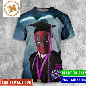 Deadpool Graduation Yearbook Photo Blue Beetle New Poster Style All Over Print Shirt