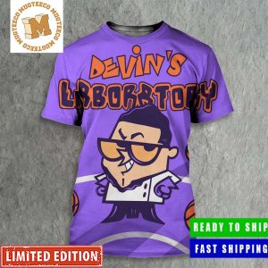 Devin Book Devin’s Laboratory Cartoon Style Phoenix Suns All Over Print Shirt
