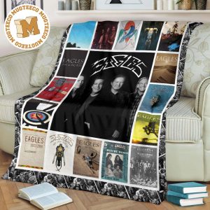 Eagles Band Fleece Blanket Gift For Music Fan