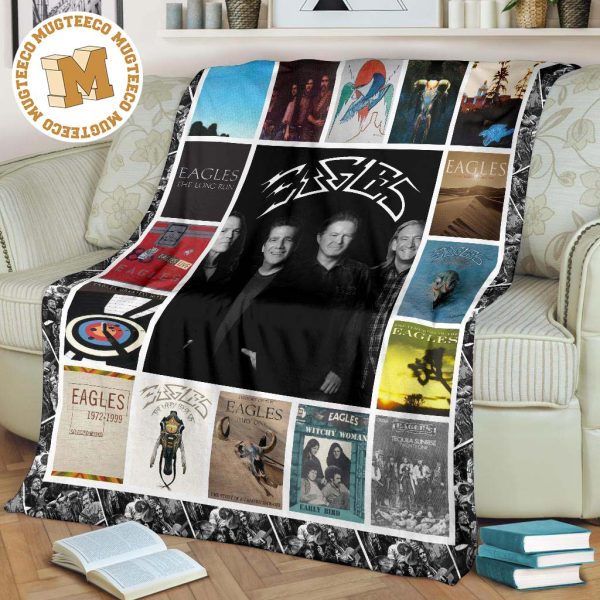 Eagles Band Fleece Blanket Gift For Music Fan