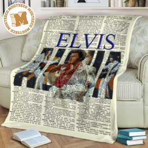 Elvis Presley Fleece Blanket For Fan Gift