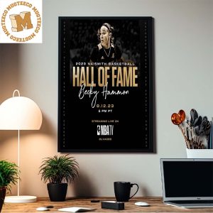 Enshrinement Ceremony 2023 Naismith Basketball Hall Of Fame Becky Hammon Aug 12 2023 Home Decor Poster Canvas