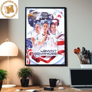 Fifa Women World Cup 2023 US Women National Soccer Team Advances To The Knockout Stage Decor Poster Canvas