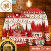 Fireball Cinnamon Whisky Knitting Snowflakes And Deer Pattern Christmas Ugly Sweater 2023