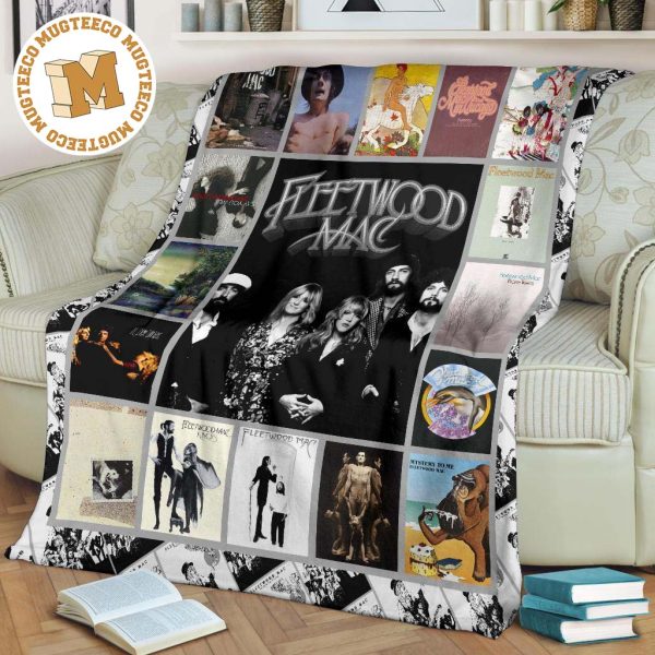 Fleetwood Mac Fleece Blanket For Music Fan Gift Idea