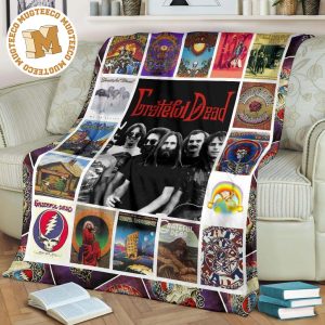 Grateful Dead Fleece Blanket Music Band Fan Gift Idea