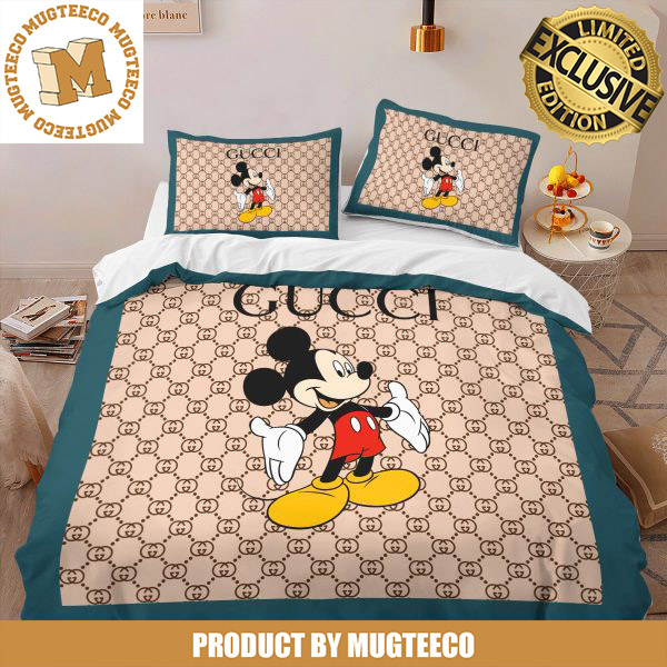 Black Mickey Mouse Louis Vuitton Bedding Sets Bed Sets, Bedroom