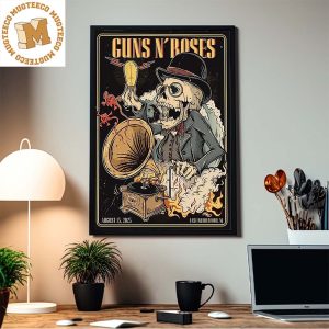 Guns N Roses East Rutherford NJ At MetLife Stadium August 15 2023 Decor Poster Canvas