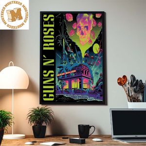 Guns N Roses Pittsburgh Pennsylvania August 18th 2023 North America Summer Fall Tour Decor Poster Canvas