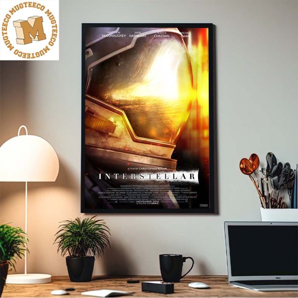 Interstellar A Film By Christopher Nolan Home Decor Poster Canvas