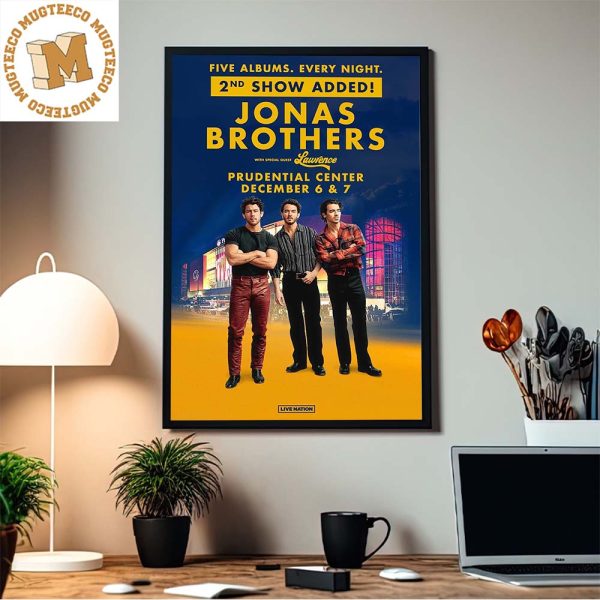 Jonas Brother Second Show At The Prudential Center On December 7th Home Decor Poster Canvas